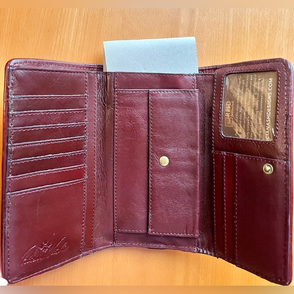 Peruvian Textile and Leather Wallet - Picture 4 of 5